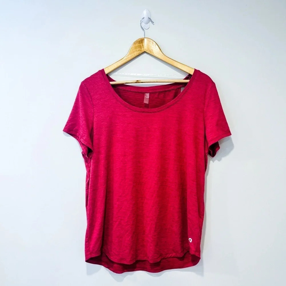 REITMANS HYBA Pink lightweight‎ active tee soft everyday top | Large *